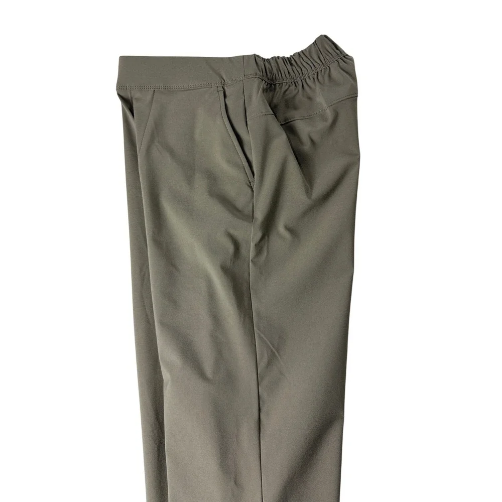 Member's Mark Travel Jogger Pants Olive Green Small 4-Way‎ Stretch UPF 30 NWT